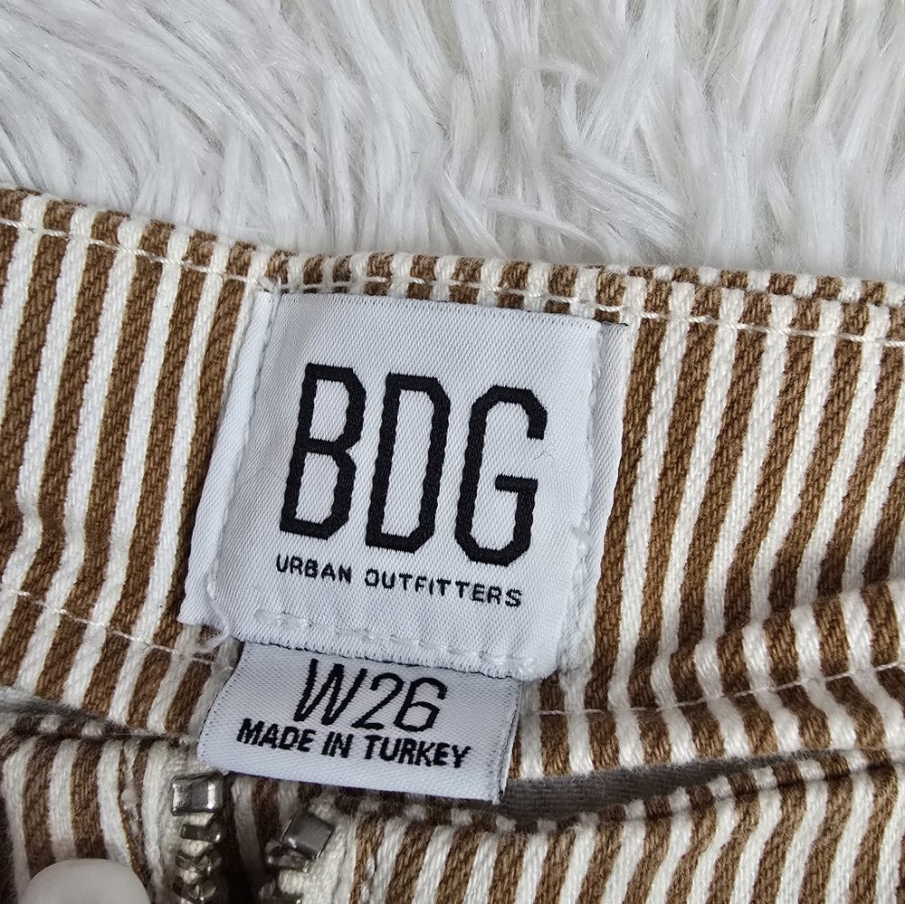 BDG Urban Outfitters Pants Floral Striped High Waistes Flare Bottoms W26 - Picture 7 of 13